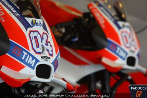 Test in Jerez, Ducati: short day and new swingarm