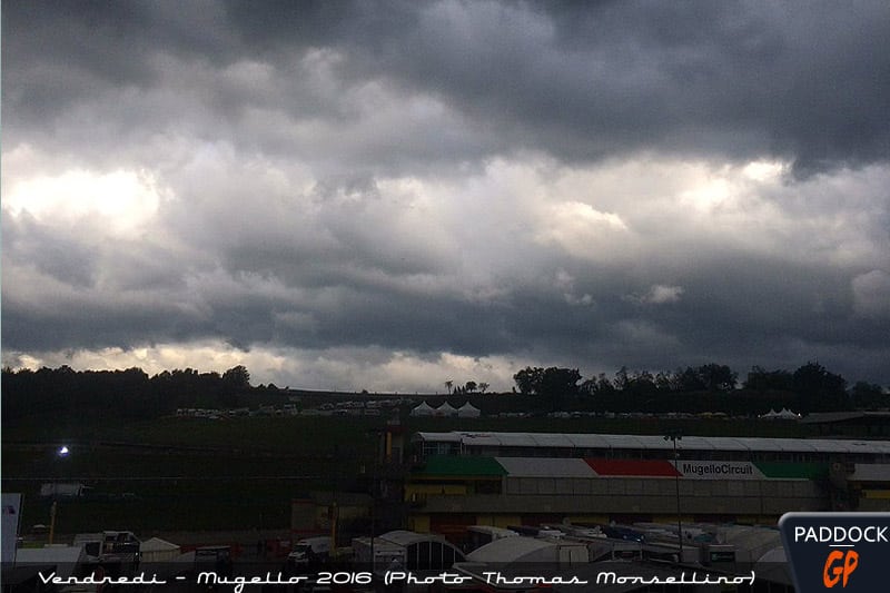 [Brève] Il pleut, ce matin au Mugello