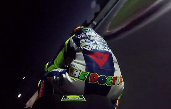 [Vidéo] Entraînement nocturne à Misanino pour Valentino Rossi