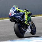 Test à Jerez, Movistar Yamaha : Rossi abandonne le réservoir arrière et trouve son pneu avant.